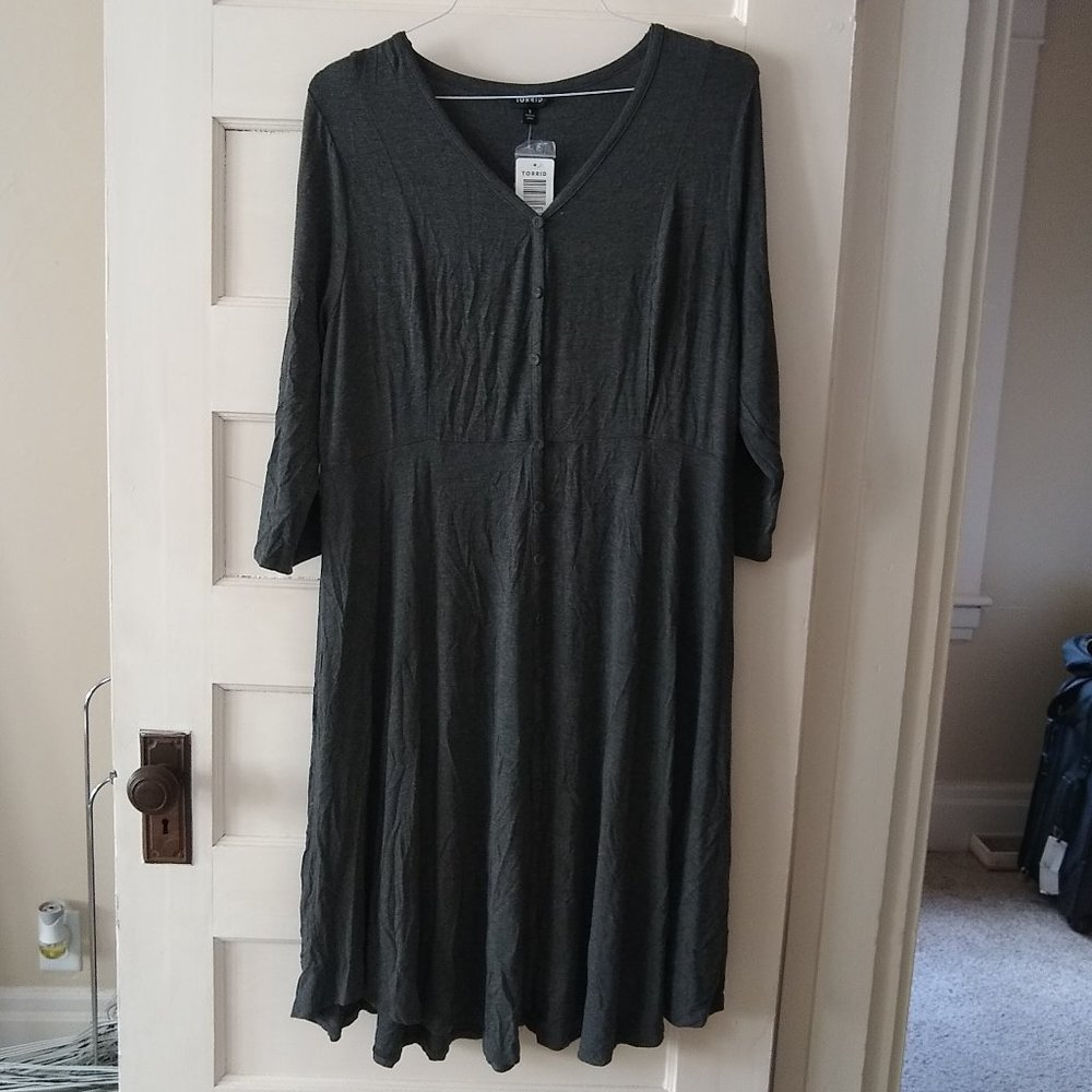 Torrid Dark Grey Dress